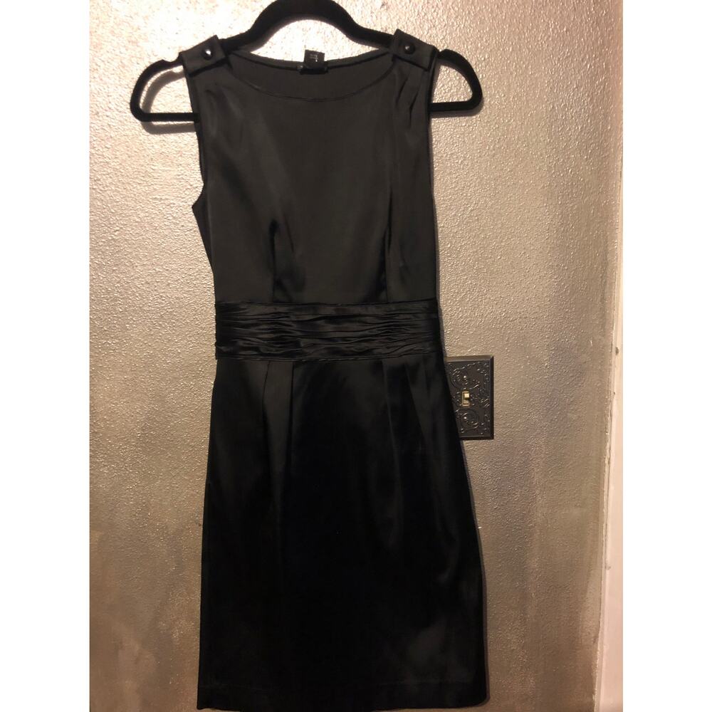 Club Monaco Uptown Old Money Silk Belt Sleeveless Epaulettes Cocktail Dress